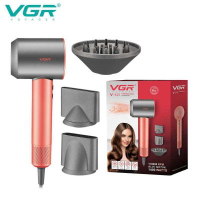 Фен професійний VGR V-440 1400Вт Orange Фен професійний VGR V-440 1400Вт Orange