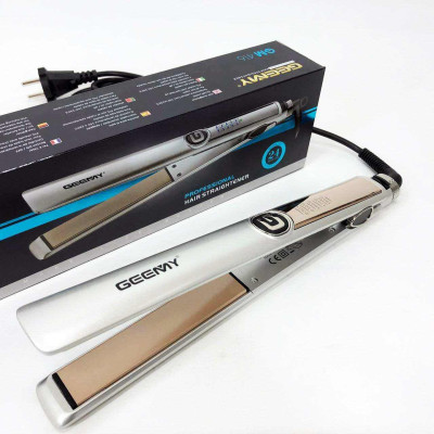 Випрямляч-праска для волосся Gemei GM-416. Колір: білий 