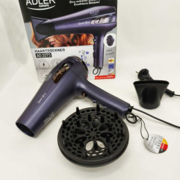 Фен з втягуючим шнуром Adler AD 2273 2400Вт