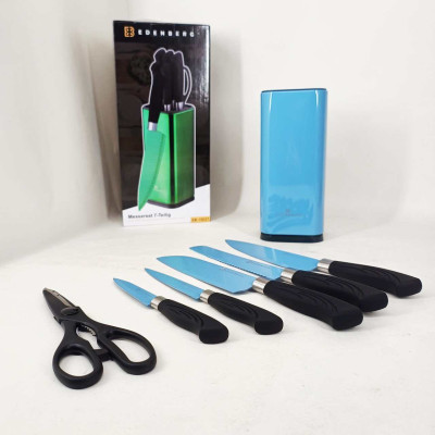 Набір ножів Edenberg EB-11027 7 предметів Blue 