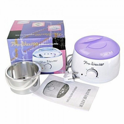 Воскоплав з терморегулятором PRO-WAX 100 для воску в банці, в гранулах, таблетках 400 мл 