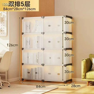 Модульний пластиковий шафа органайзер для зберігання речей 126х84х28 см 