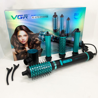Фен-стайлер VGR 5 в 1 V-475 Black Фен-стайлер VGR 5 в 1 V-475 Black