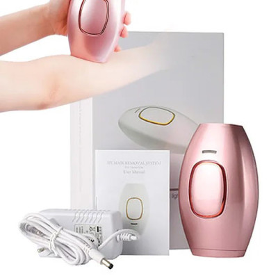 Портативний жіночий домашній фотоепілятор для тіла IPL Hair Removal Device для всіх типів волосся Pink 