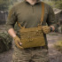 Тактична сумка через плече з панеллю для патчів Cordura койот 