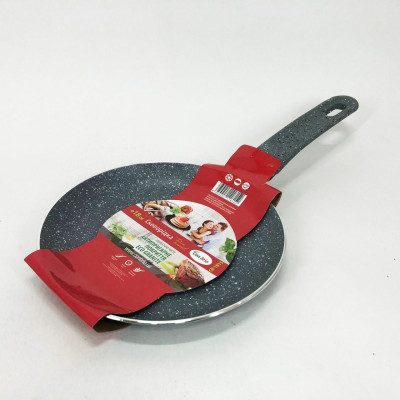Сковорода для млинців Con Brio CB-1815 18 см, сковорода зручна на кухню, антипригарна сковорода 