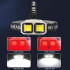 Ліхтар налобний акумуляторний Bailong HX-816S 2COB(white+red) із сенсорним датчиком вологозахист 