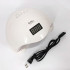 Лампа SUNUV SUN 5 PLUS 48W WHITE UV/LED для полімеризації, Професійна лампа для нігтів з таймером Лампа SUNUV SUN 5 PLUS 48W WHITE UV/LED для полімеризації, Професійна лампа для нігтів з таймером