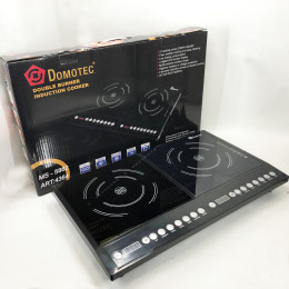 Плита індукційна настільна Domotec MS-5862 4000 Вт Електричні плити настільні двокомфоркові