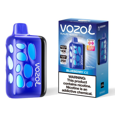 Vozol Rave 40000. Чорниця (Blueberry Ice) Vozol Rave 40000. Чорниця (Blueberry Ice)