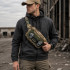 Тактична сумка-бананка Multicam для патчів і шевронів Cordura, поясна сумка унісекс 25×17×7 см 