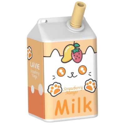 Lavie Milk 7000. Полуниця Манго (Strawberry Mango) 