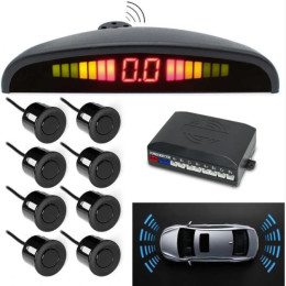 Парктронік (паркувальний радар) Assistant Parking Sensor, 8 чорних датчиків Парктронік (паркувальний радар) Assistant Parking Sensor, 8 чорних датчиків