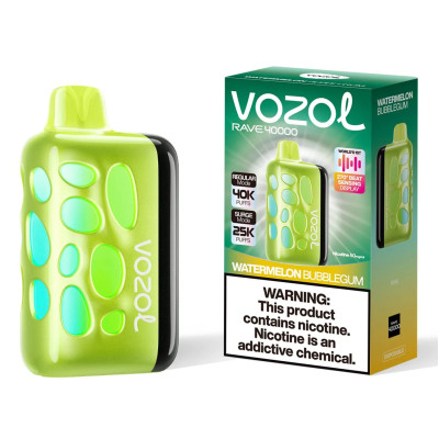 Vozol Rave 40000. Кавунова жуйка (Watermelon Bubblegum) 