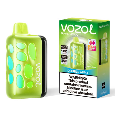 Vozol Rave 40000. Яблуко (Double Apple) 