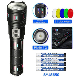 Ліхтар AK177-WHITE LASER LED PM60-TG, Топ-ліхтарик ліхтарик світлодіодний акумуляторний портативний Ліхтар AK177-WHITE LASER LED PM60-TG, Топ-ліхтарик ліхтарик світлодіодний акумуляторний портативний