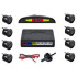 Парктронік (паркувальний радар) Assistant Parking Sensor, 8 чорних датчиків 