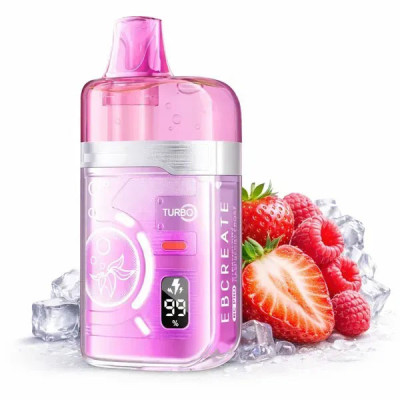 Elf Bar EBCreate BC Pro 40000. Полунично-малиновий мороз (Strawberry Raspberry Frost) Elf Bar EBCreate BC Pro 40000. Полунично-малиновий мороз (Strawberry Raspberry Frost)