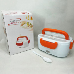 Ланч бокс електричний із підігрівом Lunch Heater 220V Pro, контейнер для їжі з відсіками. Колір: помаранчевий Ланч бокс електричний із підігрівом Lunch Heater 220V Pro, контейнер для їжі з відсіками. Колір: помаранчевий
