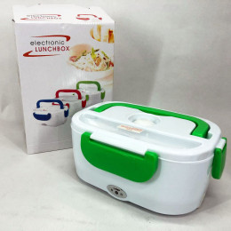 Ланч бокс електричний з підігрівом Lunch Heater 220 V Pro, Термос для їжі для дітей. Колір: зелений Ланч бокс електричний з підігрівом Lunch Heater 220 V Pro, Термос для їжі для дітей. Колір: зелений