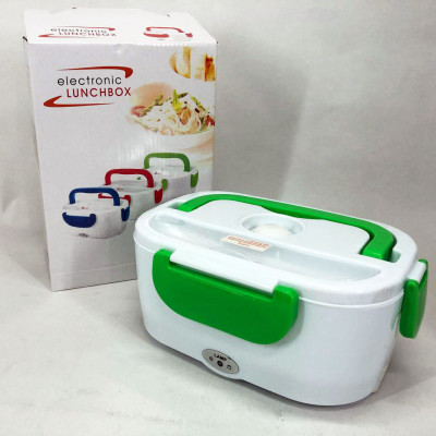 Ланч бокс електричний з підігрівом Lunch Heater 220 V Pro, Термос для їжі для дітей. Колір: зелений Ланч бокс електричний з підігрівом Lunch Heater 220 V Pro, Термос для їжі для дітей. Колір: зелений