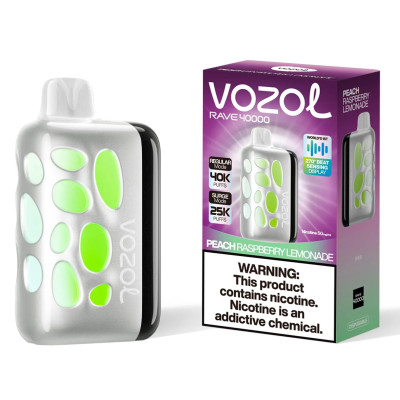 Vozol Rave 40000. Персик Малина лимонад (Peach Raspberry Lemonade) Vozol Rave 40000. Персик Малина лимонад (Peach Raspberry Lemonade)