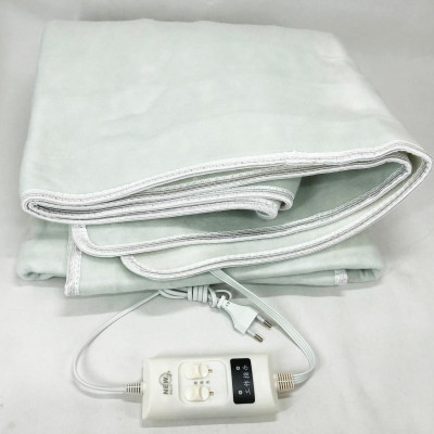Електропростирадло електричне простирадло з підігрівом Electric Blanket 150х120см. Колір: білий 