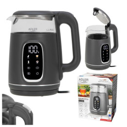 Чайник Adler AD 1305 із регулюванням температури 1.7Л 2200Вт Gray Чайник Adler AD 1305 із регулюванням температури 1.7Л 2200Вт Gray