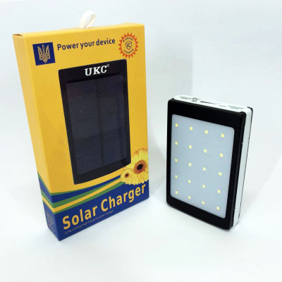 УМБ Power Bank Solar 20000 mAh мобільне зарядне з сонячною панеллю та лампою, повербанк для планшета УМБ Power Bank Solar 20000 mAh мобільне зарядне з сонячною панеллю та лампою, повербанк для планшета