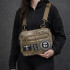 Чоловіча тактична сумка Multicam EDC Cordura 600D, сумка для патчів і шевронів мультікам  