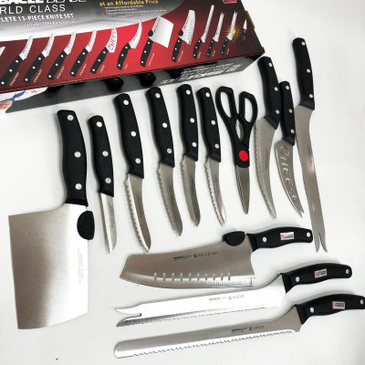 Набір кухонних ножів Contour Pro Knives 13 предметів, Набір кухонного приладдя набір ножів Набір кухонних ножів Contour Pro Knives 13 предметів, Набір кухонного приладдя набір ножів
