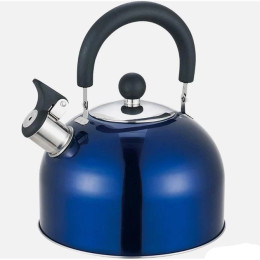 Чайник Edenberg EB-1346 із нержавіючої сталі зі свистком 2.5л Blue Чайник Edenberg EB-1346 із нержавіючої сталі зі свистком 2.5л Blue