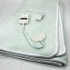 Електропростирадло електричне простирадло з підігрівом Electric Blanket 150х120см. Колір: білий 