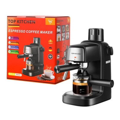 Кавоварка рожкова Top Kitchen Tk00225 240мл 2200Вт 3,5 Бар Кавоварка рожкова Top Kitchen Tk00225 240мл 2200Вт 3,5 Бар