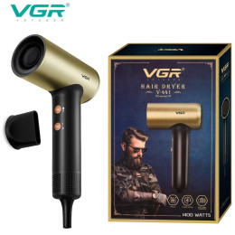 Фен професійний VGR V-441 з 3 рівнями обдування та 4 рівнями температури