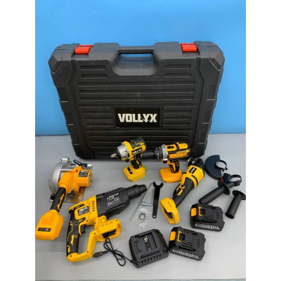 Акумуляторний набір інструментів 5в1 з зручним кейсом 