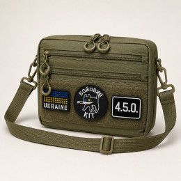 Чоловіча тактична сумка EDC Cordura 600D, сумка для патчів 25×20×5,5 см хакі Чоловіча тактична сумка EDC Cordura 600D, сумка для патчів 25×20×5,5 см хакі