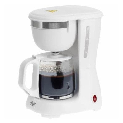 Кавоварка крапельна Adler AD 4381 біла 600 Вт 0,6 л 