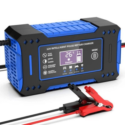 Зарядний пристрій Інтелектуальний Pulse Repair 12V 6A з функцією відновлення акумуляторів Зарядний пристрій Інтелектуальний Pulse Repair 12V 6A з функцією відновлення акумуляторів
