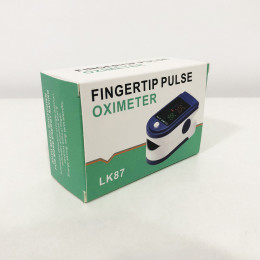 Пульсоксиметр Fingertip pulse oximeter LK87, Пульсоксиметр для вимірювання пульсу та сатурації портативний