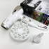 Електричний фен для волосся Adler AD-2248 White 2400Вт для укладання та сушіння з насадками з іонізацією 