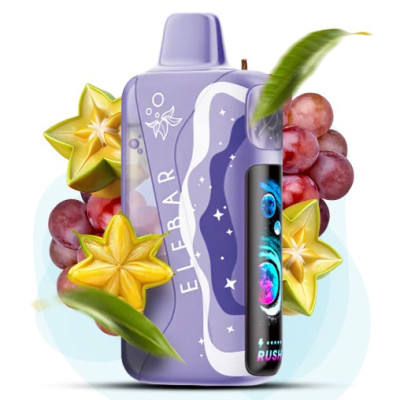 Elf Bar Lush King Pro 40000 Зоряний фрукт Виноград (Starfruit Grape) 