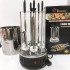 Шашличниця електрична Domotec MS-7781 на 6 шампурів 1000Вт вертикальна з нержавіючої сталі Шашличниця електрична Domotec MS-7781 на 6 шампурів 1000Вт вертикальна з нержавіючої сталі