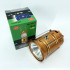 Туристичний ліхтар лампи на сонячній батареї з павером CAMPING MH-5800T (6+1 LED) Brown 