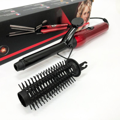 Праска для волосся GEMEI GM-2906, прилад для завивки волосся, плойка для прикореневого об'єму, плойка 