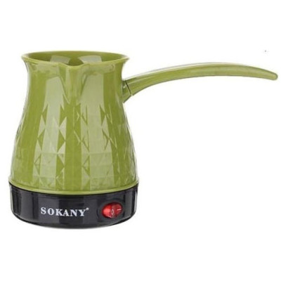 Електрична турка Sokany SK-219 500мл 500Вт для кави Green 