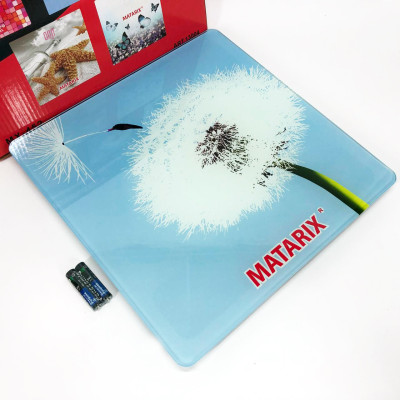 Ваги для підлоги MATARIX MX-452 180 кг, Ваги для вимірювання маси тіла, Електронні ваги кульбаба 