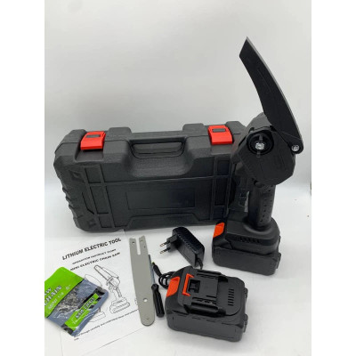 Міні пила 6 дюймів з двома акумуляторами для зручної роботи 