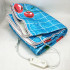 Електропростирадло електричне простирадло з підігрівом Electric Blanket 170х150см блакитна клітина 