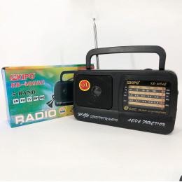 Радіоприймач Kipo KB-409AC потужний радіо FM c usb живлення від батареї R20 або від мережі